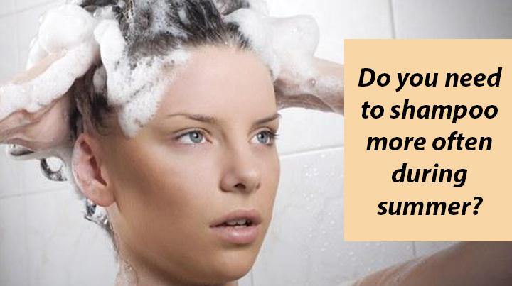 Blog 53: Do you need to shampoo more often during summer? - Keya Seth Aromatherapy