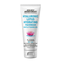 Hyaluronic Lotus Hydrating Facewash, 2 % Pentavitin + Natural Glucoside Foaming, NMFs + Lipids, Skin Barrier Repair, Gentle SLS Free - Keya Seth Aromatherapy