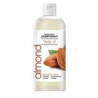 Almond Body Oil - Anti-Acne, Deep Moisturizing, Soothing, Skin Nourishment; Non-Sticky, Quick-Absorbing - Keya Seth Aromatherapy