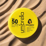 Umbrella Sunscreen Powder SPF 50 with PA+++ UV Protection, Sweat Resistant Formula, Micronized Zinc Oxide for Oily Skin