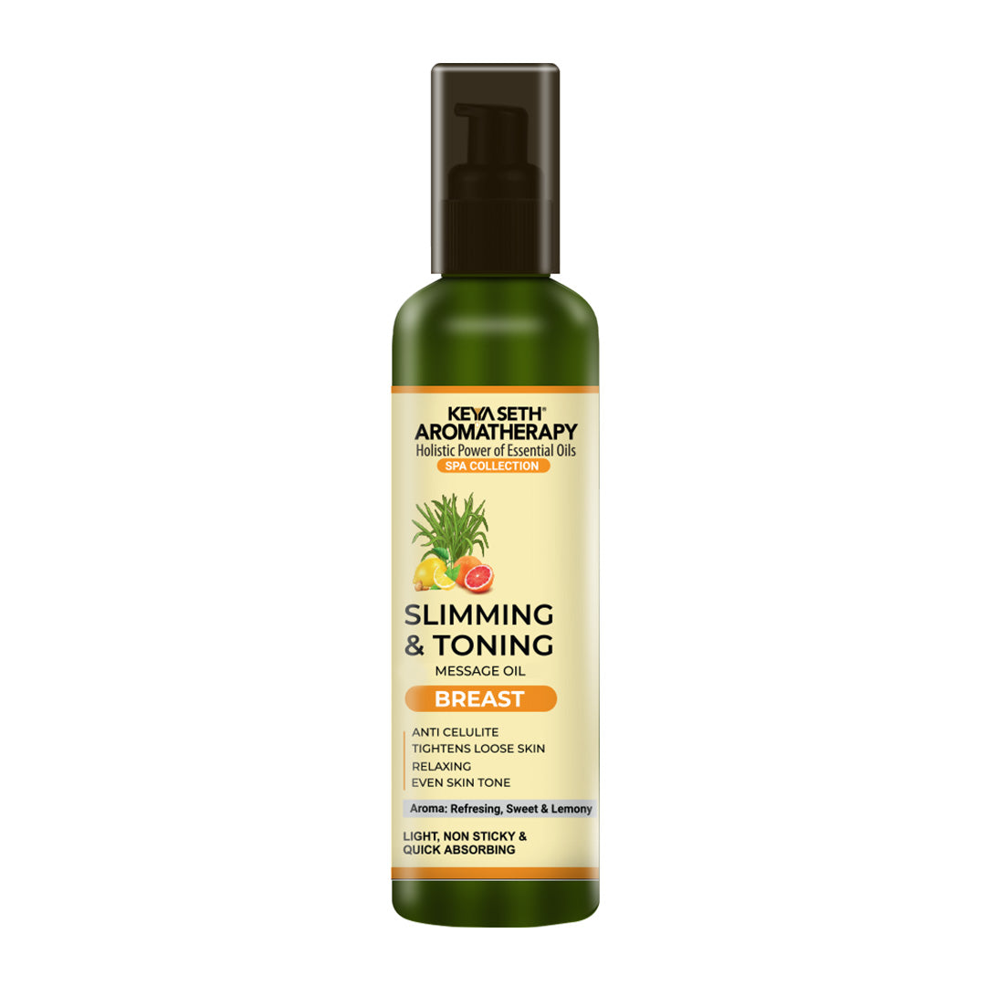 Slimming & Toning Breast Massage Oil - Anti-Cellulite, Tightens Loose Skin, Relaxing