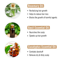 Alopex Hair Oil for Hair Nourishment || Enriched with Basil, Eucalyptus , Lemongrass, Rosemary & Lavender - Keya Seth Aromatherapy