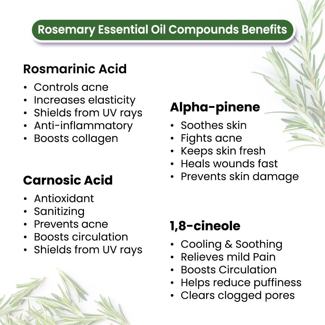 Rosemary Body Oil –  Stress Relieving, Anti-Ageing & Soothing For Glowing Skin; Non-Sticky, Quick-Absorbing