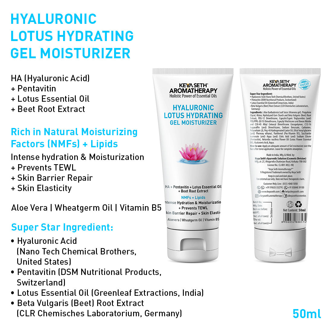 Daily Skincare Routine for Brightening Skin – Facewash, Serum, Moisturizer, Sunscreen With Hyaluronic, Daisy Flower, Alpha Arbutin & Vitamin C to Fade Scars & Even Tone - Keya Seth Aromatherapy