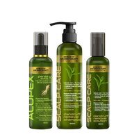 Monsoon Haircare Kit, Scalp Care Dandruff Removal Shampoo & Solution, Alopex Penta Active 10 Solution, Fights Dandruff & Itchiness, Soothes, New Hair Growth - Keya Seth Aromatherapy