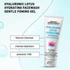 Hyaluronic Lotus Hydrating Facewash, 2 % Pentavitin + Natural Glucoside Foaming, NMFs + Lipids, Skin Barrier Repair, Gentle SLS Free - Keya Seth Aromatherapy