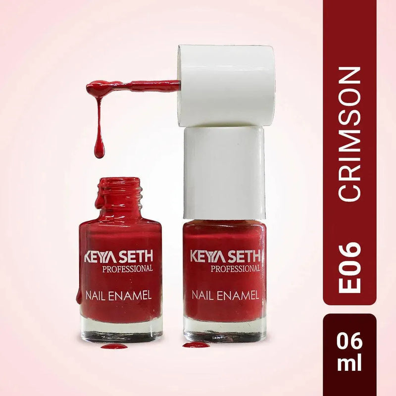 Crimson + Café Nude Long Wear Nail Enamel Enriched with Vitamin E & Argan Oil, Nail Polish, Nail Care, Keya Seth Aromatherapy