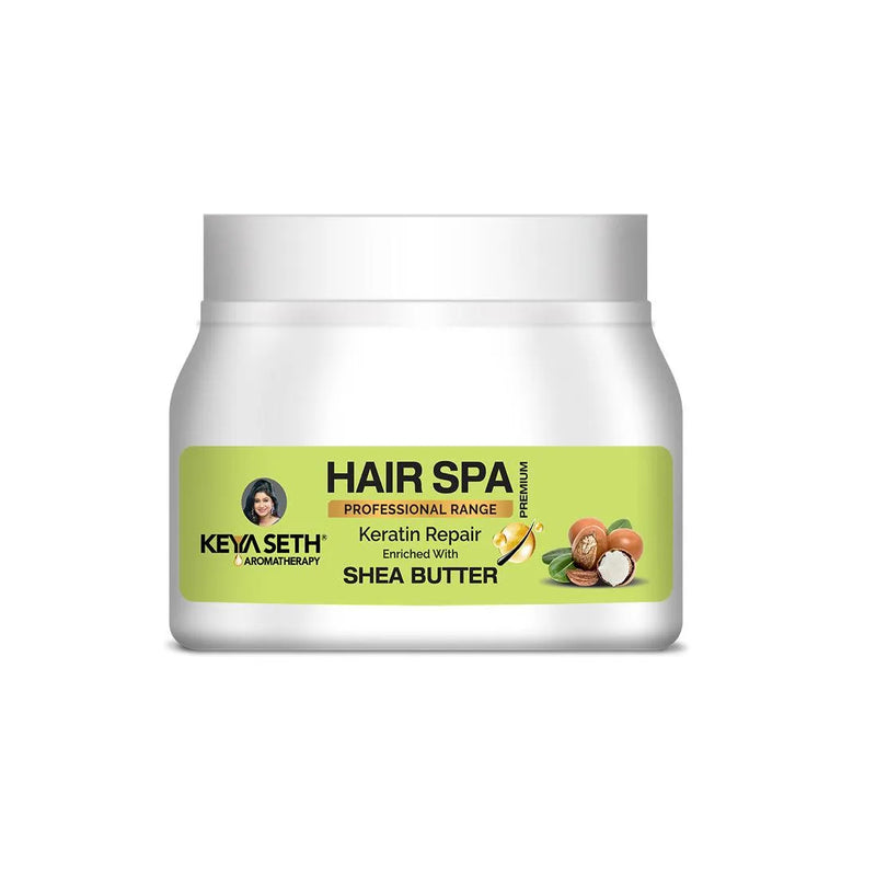 Hair Spa Premium Keratin Repair, Smoothing & Strengthening Hair Mask for Weak & Frizzy Hair Enriched with Aloe Vera, Gooseberry & Chamomile Oil, Hair Nourishment, Keya Seth Aromatherapy