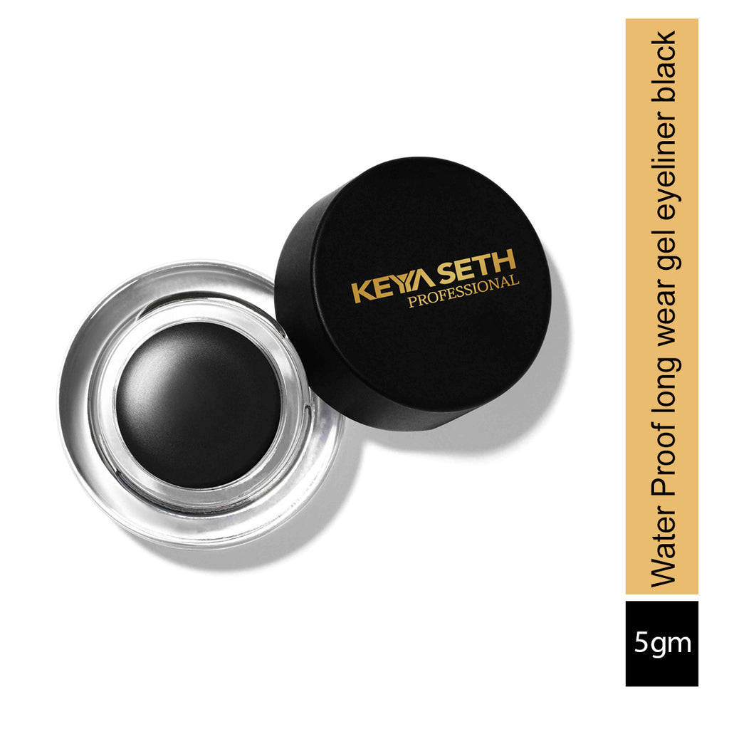 Waterproof Long Wear Gel Eyeliner Black 5gm, Make Up, Eyeliner, Keya Seth Aromatherapy