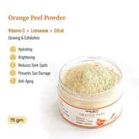 Orange Peel Powder Vitamin C Face Pack for Women & Men, Glowing Skin Exfoliation - Keya Seth Aromatherapy