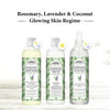 Rosemary Lavender Coconut Water Mist Spray Face Toner, Glowing Skin Hydration Soothing Anti Aging, Distilled Essential Oil