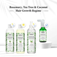 Rosemary Tea Tree Coconut Water Mist Spray,Hair Growth,Reduces Dandruff Scalp Itching & Oiliness,Steam Distilled Essential Oil