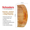 Schoolers Neem Wood Comb for Babies & Kids: Organic, Soft Bristles, Natural Grooming for Hair Growth, Scalp-friendly, Anti-Static, Handmade for Gentle Care of Delicate Scalp - Keya Seth Aromatherapy