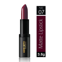 Dark Deep Purple Plum Shade Matte Lipstick - 07