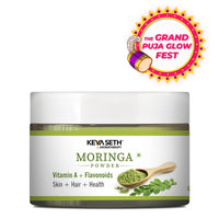 Moringa Powder with Vitamin A & Flavonoids for Hydration, Soothing, Anti-Wrinkle, Dryness Relief, Weight Loss Support, Boost Energy & Collagen - Keya Seth Aromatherapy