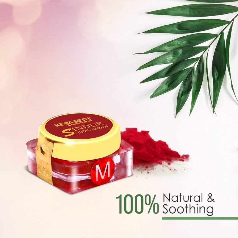 100% Natural Dust Sindoor Maroon with Herbs Extracts & Floral Pigments Kumkum, No side Effects & No Hair Fall