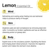Lemon Essential Oil, Therapeutic, Pure & Natural, Vitamin C, Skin Brightening, Weight Loss, Boosts Immunity  10ml