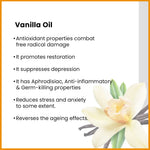 Spicy Vanilla After Bath Body Oil Light, Non-Sticky & Quick Absorbing, Stimulates Mind, Anti Inflammatory, Warming Action & Revitalize Skin