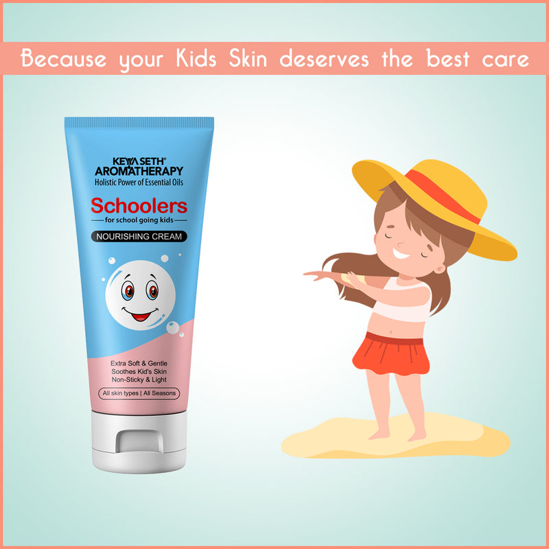 Schoolers Nourishing Cream Gentle & Safe, Intensive Moisturizing & Nourishing Ultra-Light for Kids- Hypoallergenic, No Paraben & Sulfates