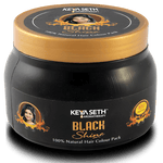 Black Shine Hair Pack Natural Hair Color for Gray & White Hair with Pure Essential Oil & Herbs Extract for Men & Women - No Ammonia, Hydrogen Peroxide
