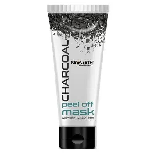 Charcoal Peel Off Mask-Blackhead & Dead Skin Removal, Tightens Pores, Deeply Cleanses for Men & Women with Vitamin C, Rose Extract & Activated Charcoal 