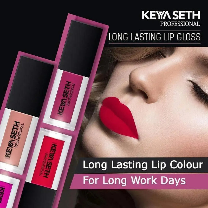 Classic Red Shade Long Lasting Lipgloss  - 02 - Keya Seth Aromatherapy