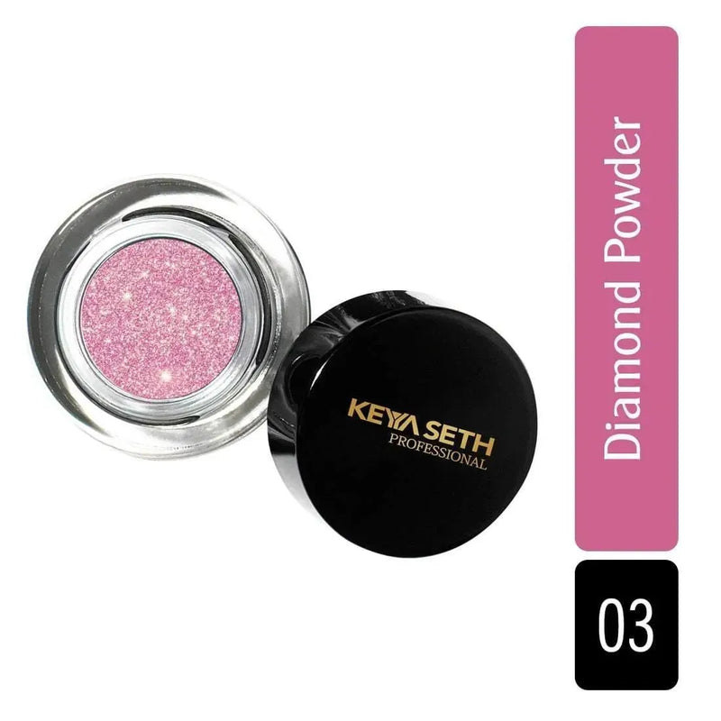 Diamond Powder for Face, Eyes, Lips, Nails & Body, Micro fine Shimmer Pearl Powder - Keya Seth Aromatherapy