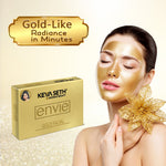 Envie Gold Facial Kit- White & Bright, Instant Radiance Shine & Youthful Glow for Women All Skin Types