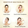 Envie Gold Facial Kit- White & Bright, Instant Radiance Shine & Youthful Glow for Women All Skin Types - Keya Seth Aromatherapy