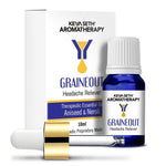 Graine Out-Migraine, Headache, Sinus, Relief Natural Therapeutic Essential Oil Blend of Aniseed & Neroli 10ml