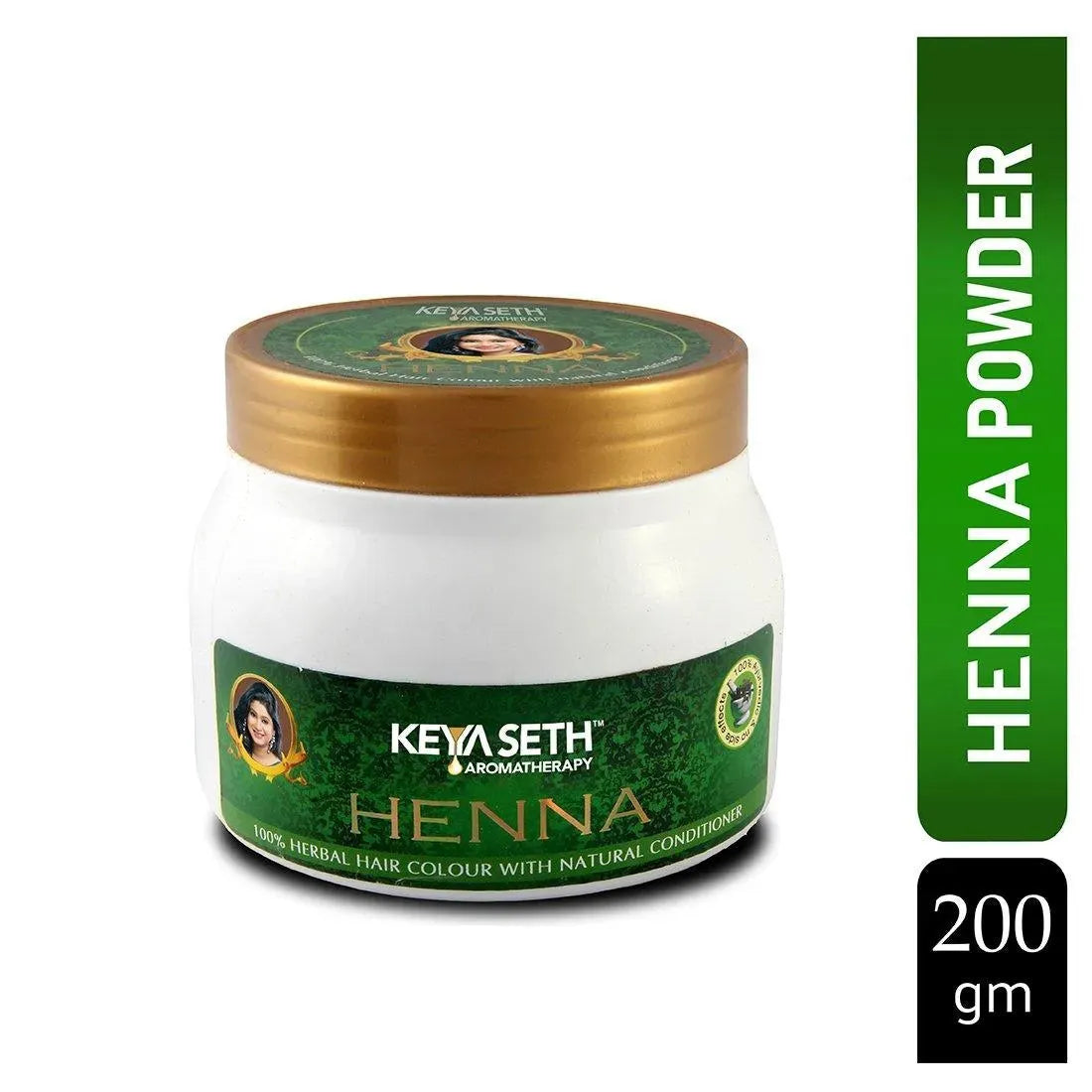 Henna Powder Herbal Hair Colour with Natural Conditioner Makes Hair Soft, Silky, Smooth & Shiny -Enriched with Jojoba, Aloe Vera, Catechu & Tea leaves