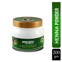 Henna Powder Herbal Hair Colour with Nature Conditioner for Silky & Shiny Hair with Aloe Vera, Catechu & Tea leaves - Keya Seth Aromatherapy