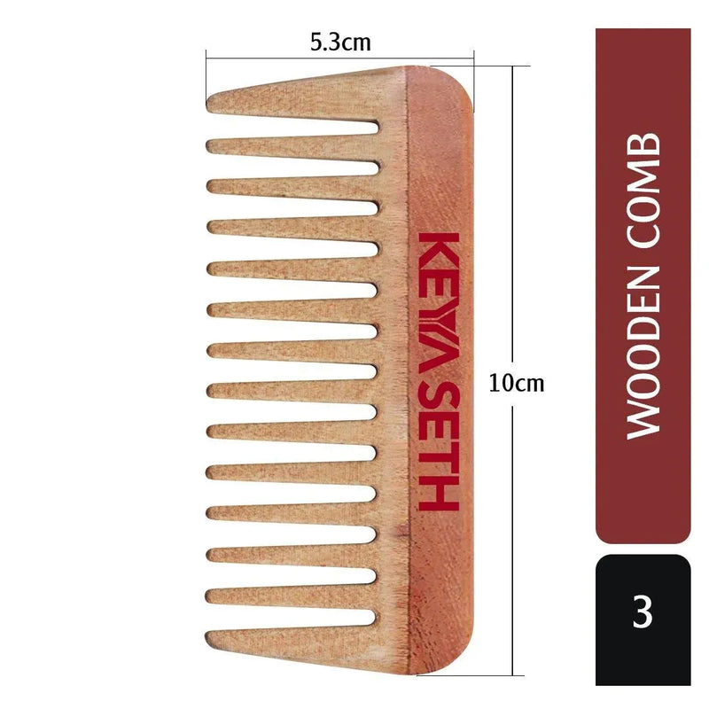 Neem Wooden Comb Wide Tooth for Hair Growth for Men & Women All Purpose Small Size.