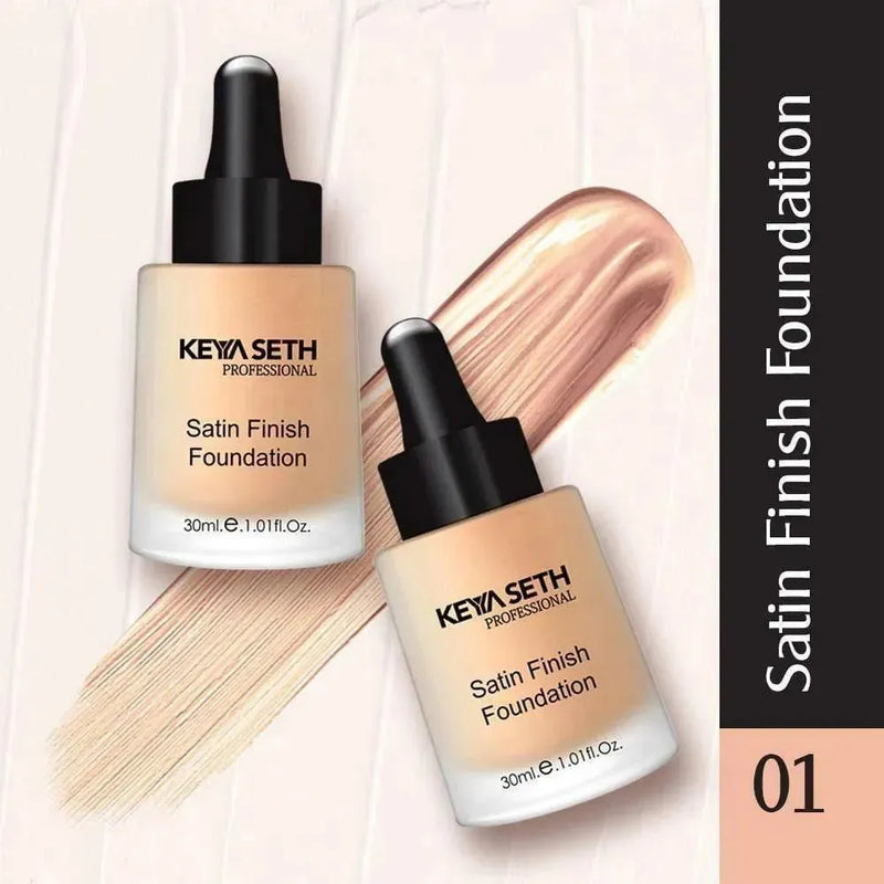 Satin Finish Foundation- Shade 01 - Keya Seth Aromatherapy