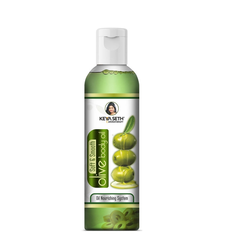 Soft & Smooth Body Oil, Quick Absorbing Non-Sticky Nourishment for Hair & Skin, Daily Use After Bath Massage Oil for Men & Women Enriched with Pure Olive & Essential Oils